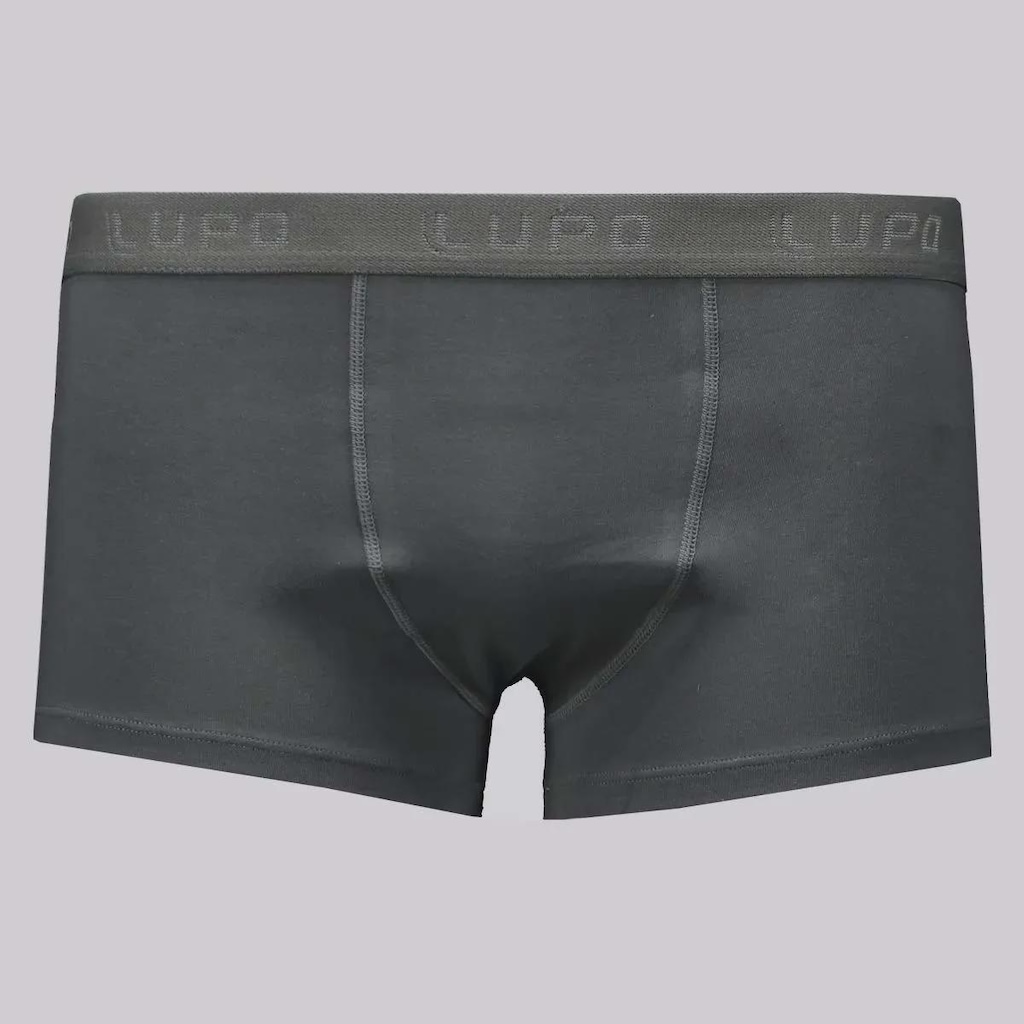 Imagem 2 do produto Cueca Sunga Lupo Algodão Com Elastano 9 Unidades - Masculina