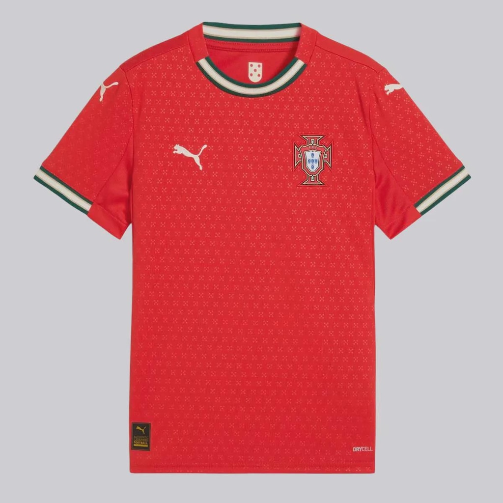 Camisa Puma Portugal Home 2025 - Infantil