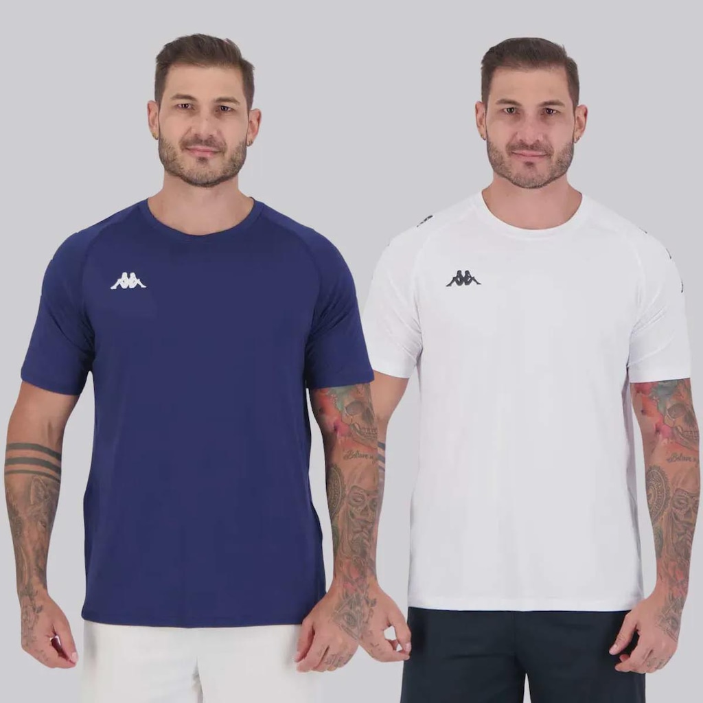 Camisas Kappa Garret - Masculina - 2 Unidades