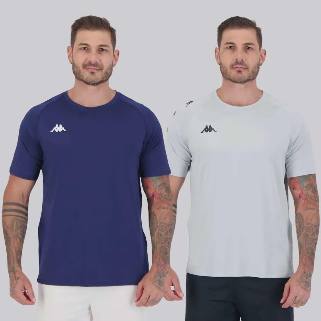 Camisas Kappa Garret - Masculina - 2 Unidades