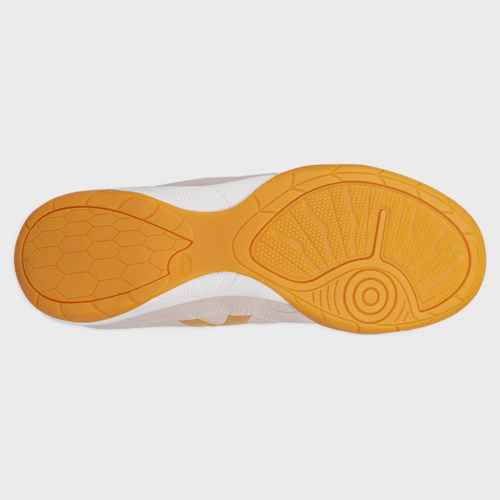 Imagem 2 do produto Chuteira Futsal Kelme Flamenco Dourada Leve E Confortável - Masculina