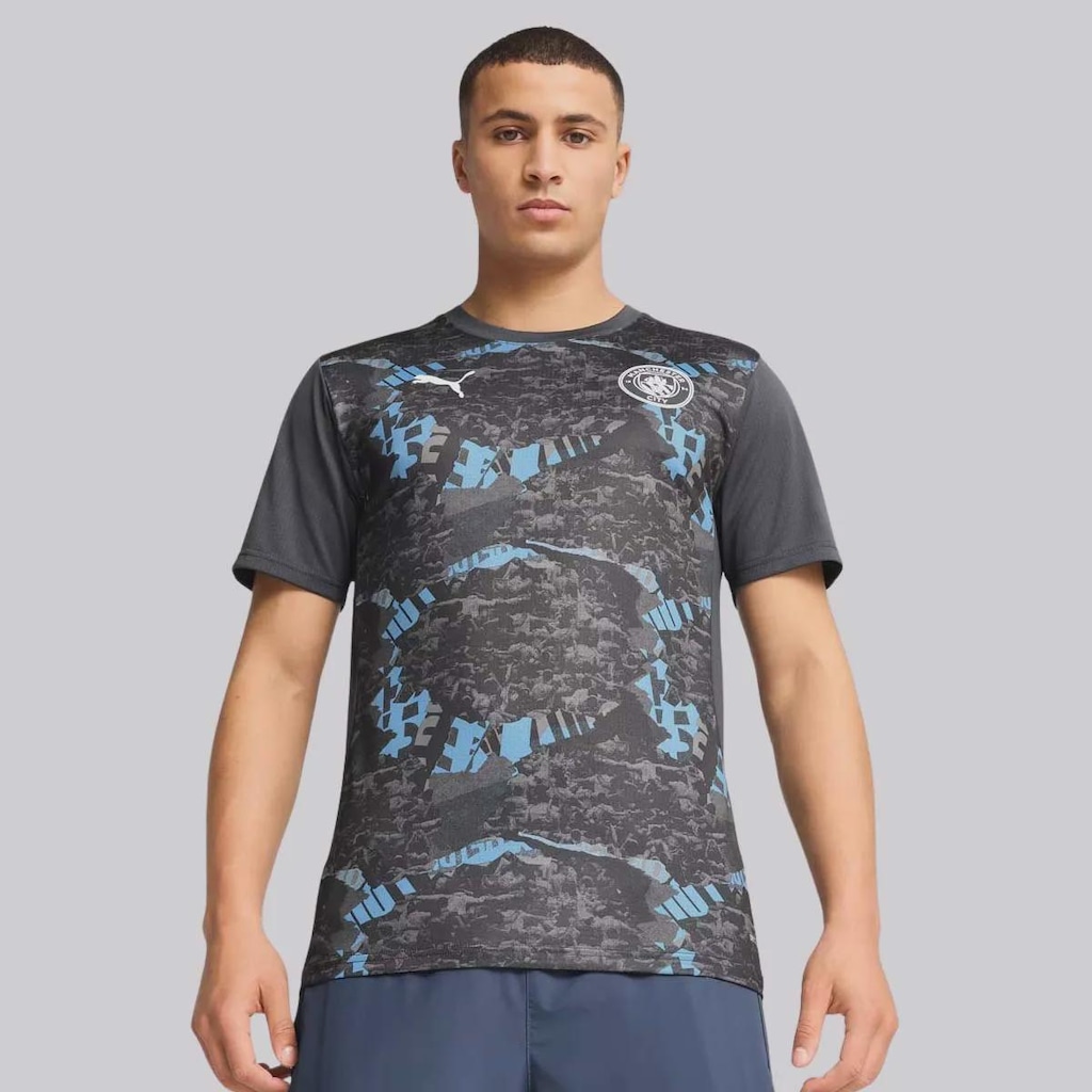 Camisa Manchester City 2025 Puma Pré-Jogo - Masculina