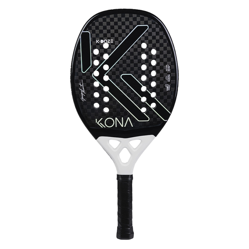 Raquete Beach Tennis Kona Kdoze White 12k 2025