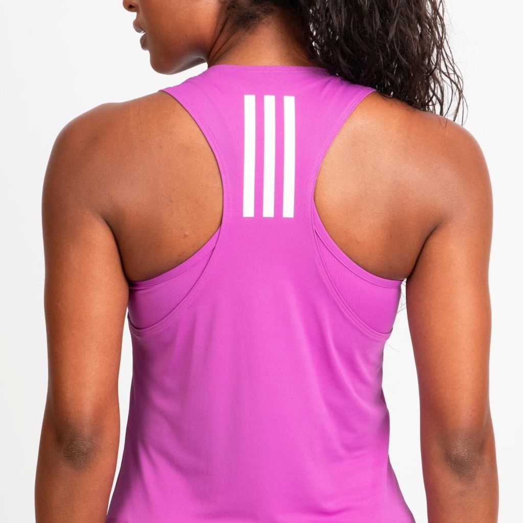 Imagem 4 do produto Camiseta Regata adidas Own The Run 3 Listras Tank - Feminina