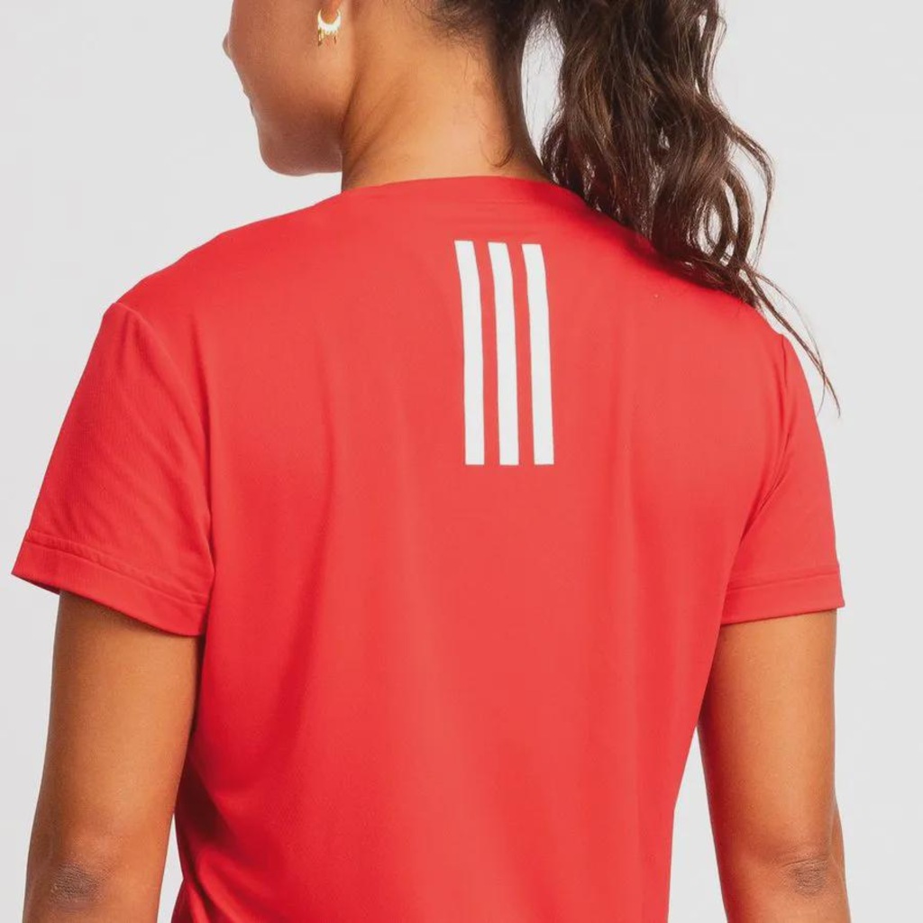 Imagem 3 do produto Camiseta adidas Own The Run 3 Listras - Feminina
