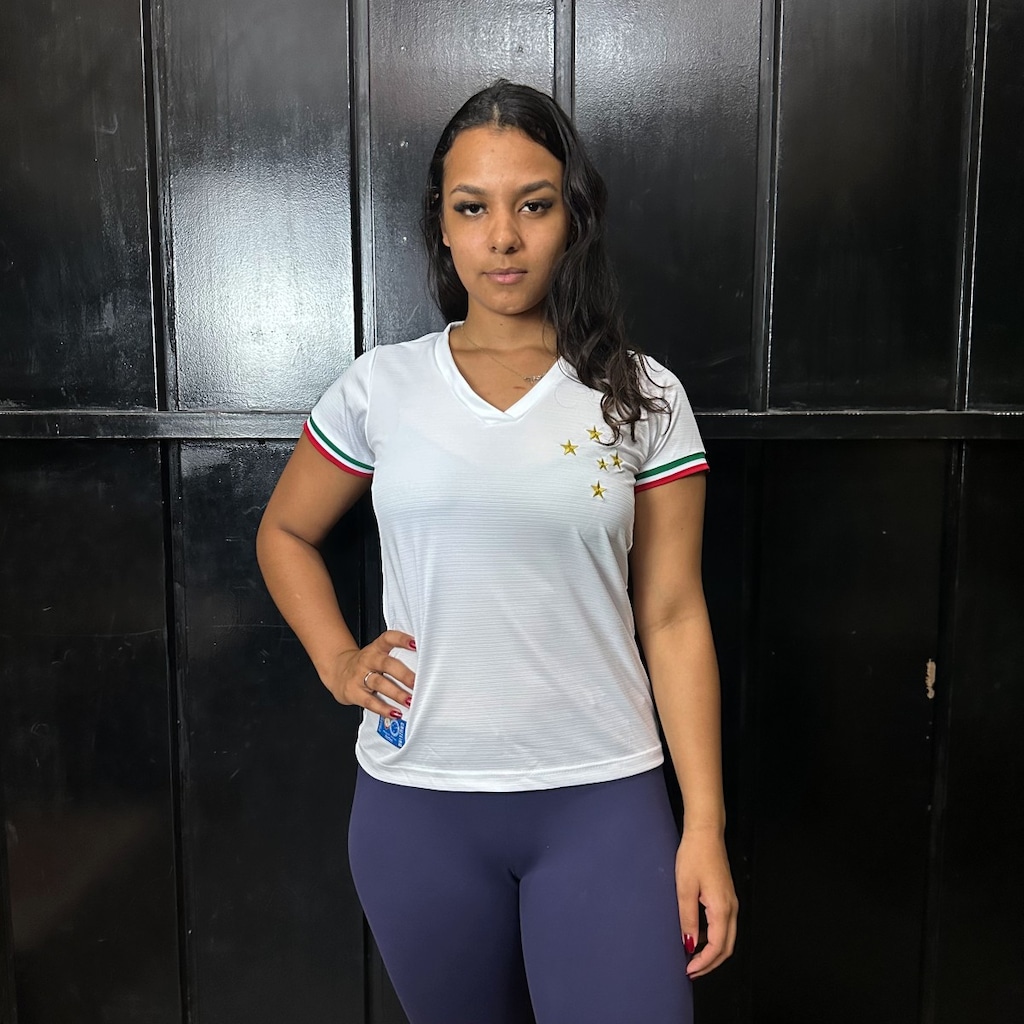 Imagem 3 do produto Camisa do Cruzeiro Retrômania Edição Especial Palestra Itália - Feminina