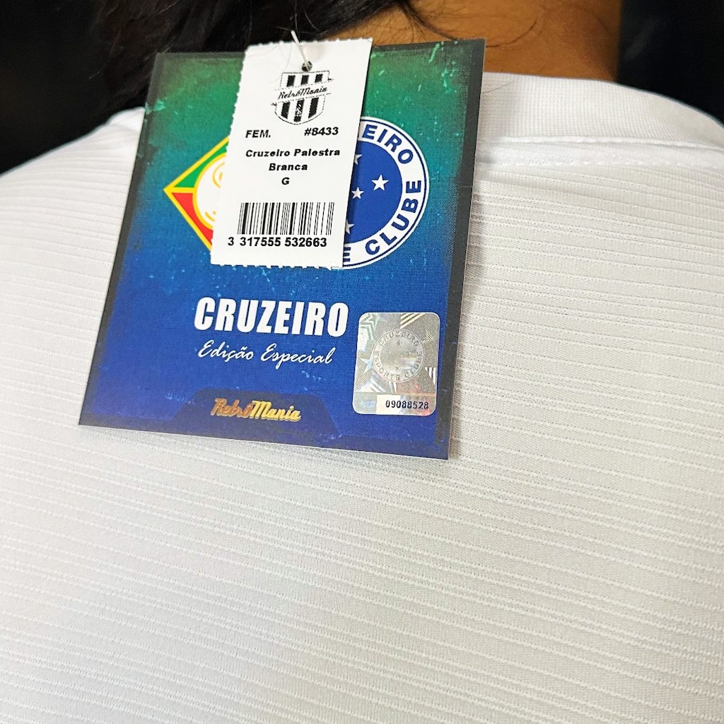 Imagem 5 do produto Camisa do Cruzeiro Retrômania Edição Especial Palestra Itália - Feminina