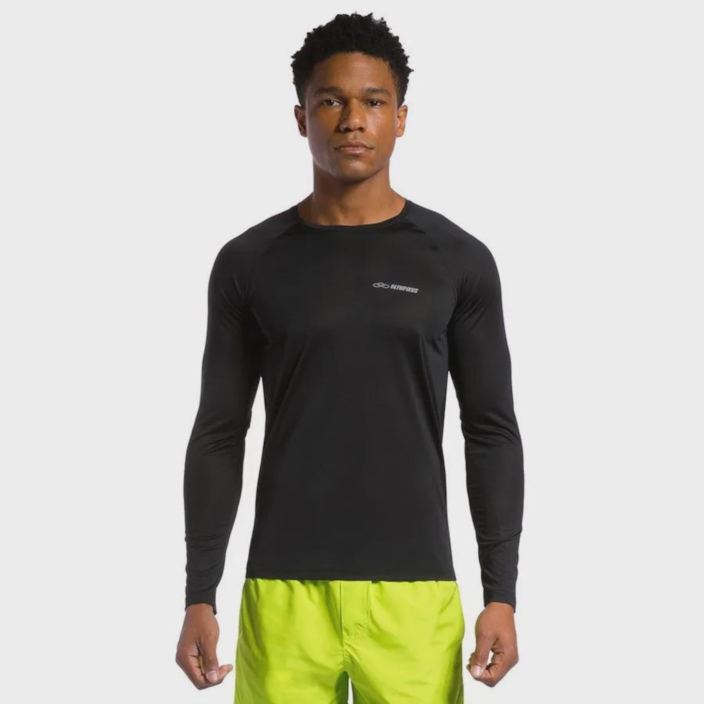 Camiseta Manga Longa Olympikus 2.0 Runner - Masculina
