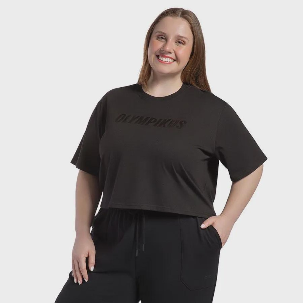 Imagem 3 do produto Camiseta Olympikus Box Plus Size - Feminina