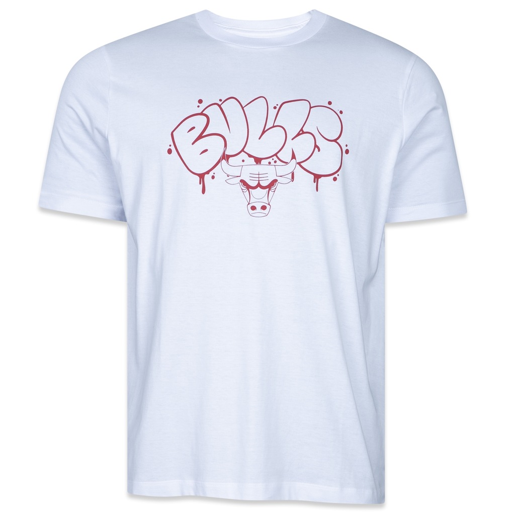 Camiseta New Era Regular NBA Chicago Bulls Hip Hop - Masculina