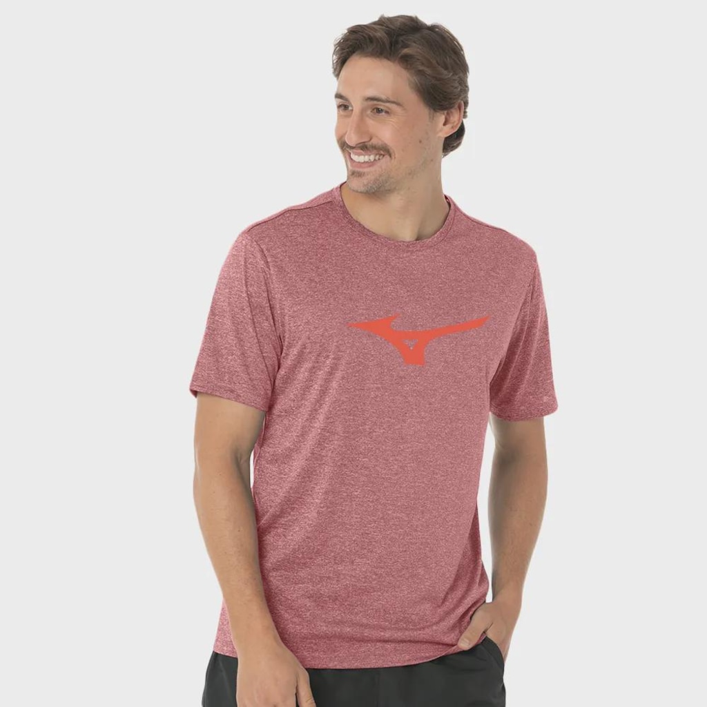 Camiseta Mizuno Run Spark Mescla - Masculina