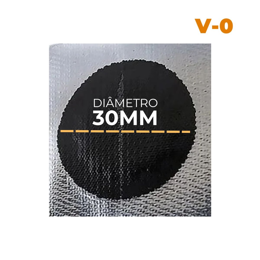 Imagem 2 do produto Remendo reparo 30 mm câmara de ar bike moto + Cola VulcaFlex - 10 Unidades