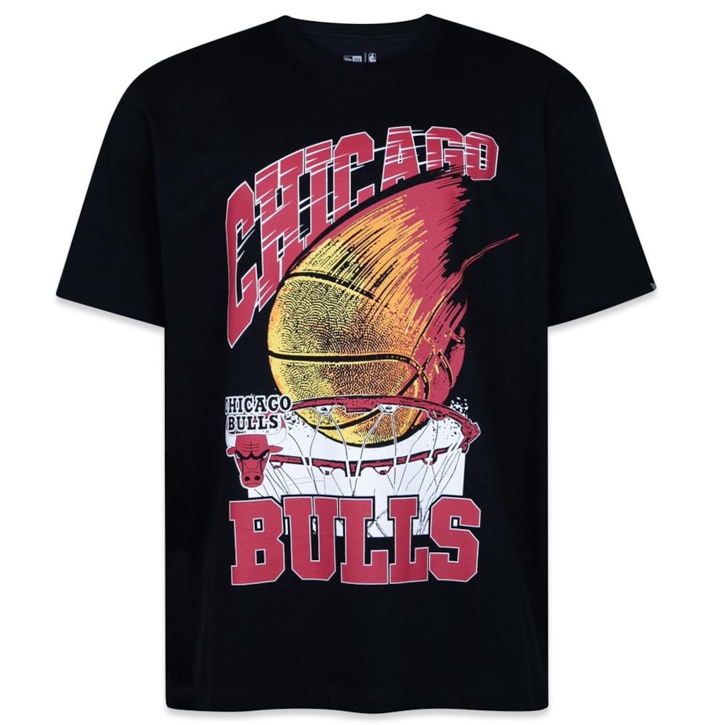 Camiseta New Era Regular Nba Chicago Bulls Core - Masculina