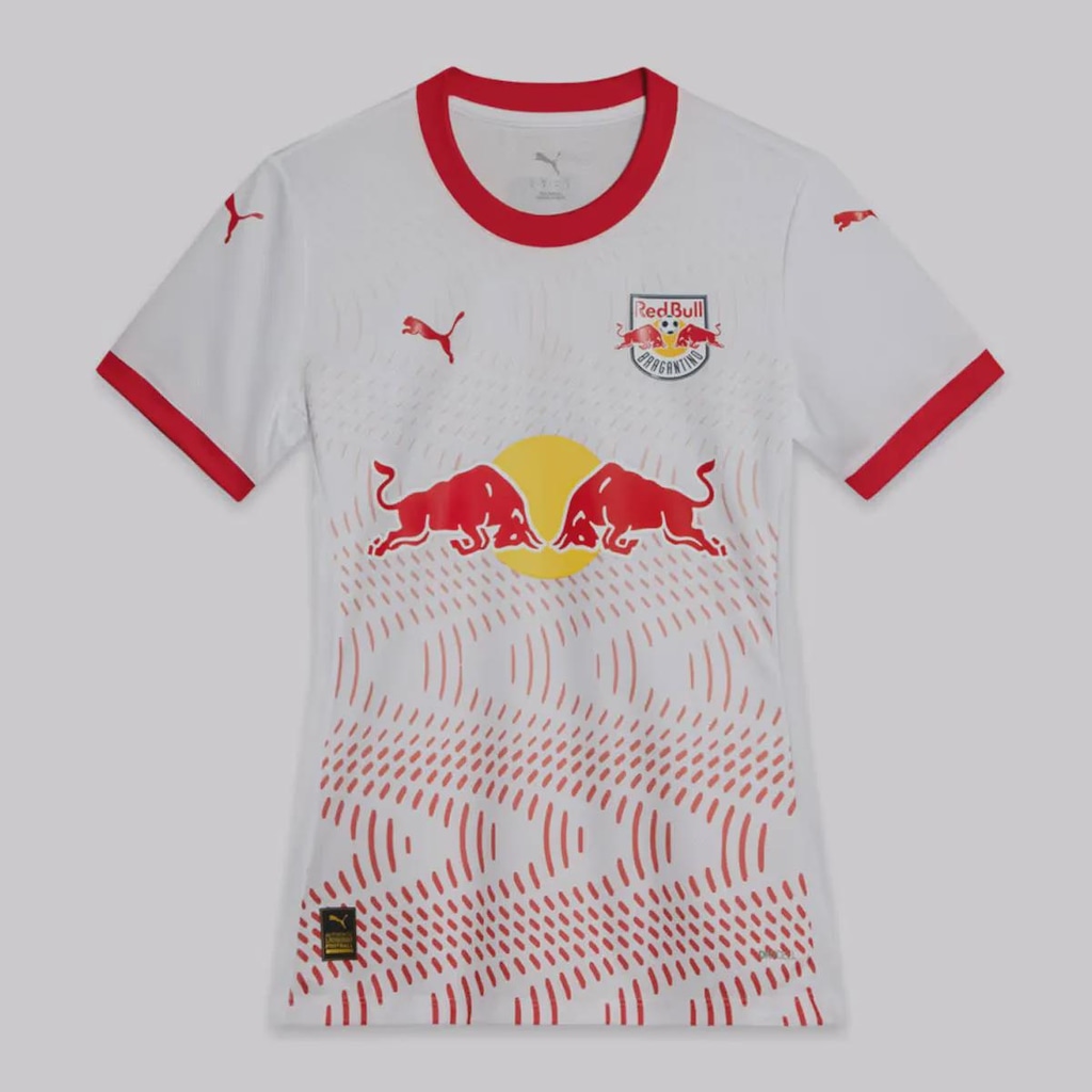 Camisa Puma Red Bull Bragantino I 2025 - Feminina