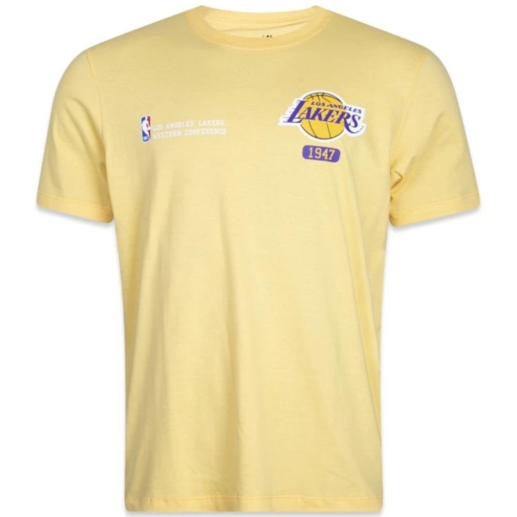 Camiseta New Era Los Angeles Lakers Club House - Masculina