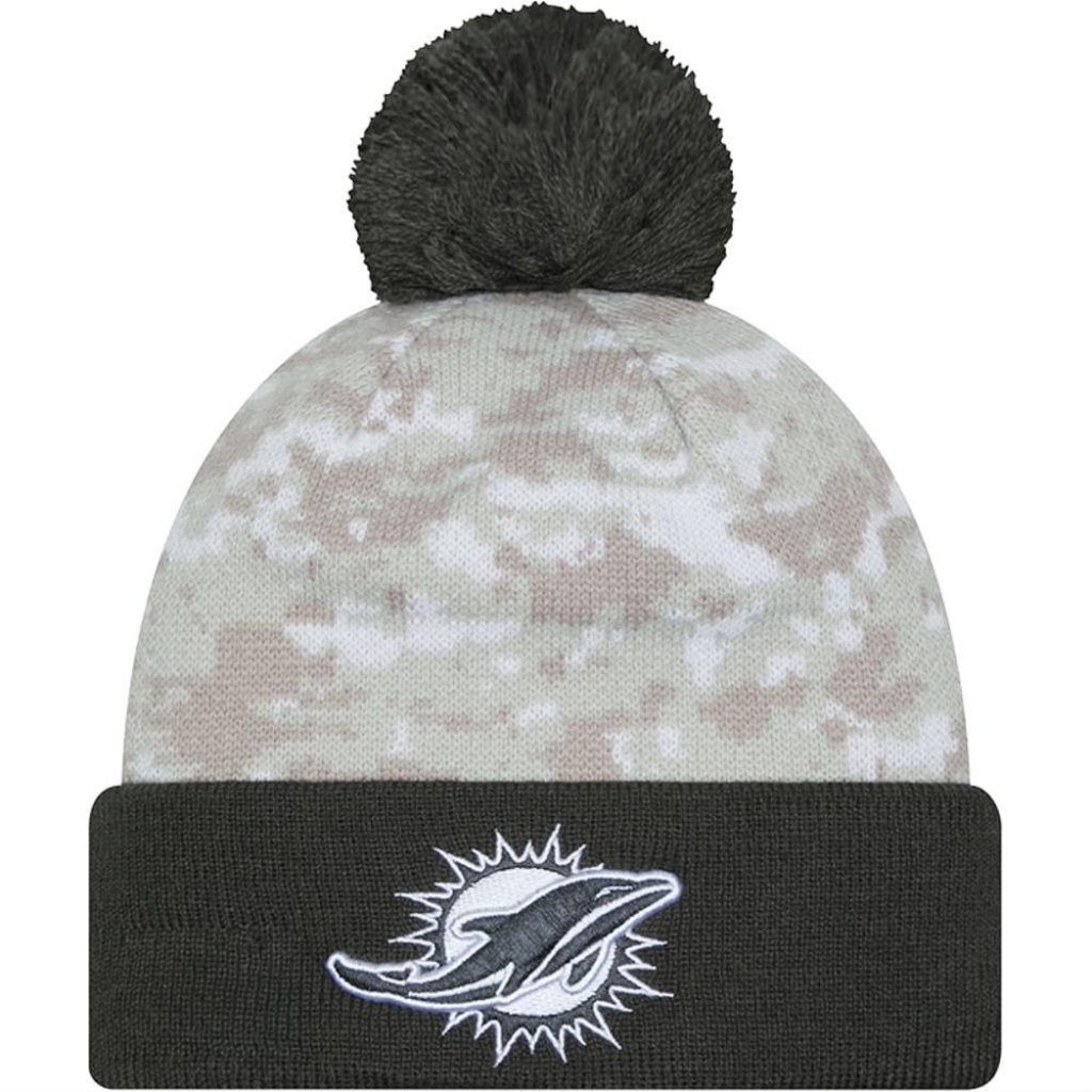 Gorro New Era Miami Dolphins NFL Salute to Service 24 Knit - Adulto