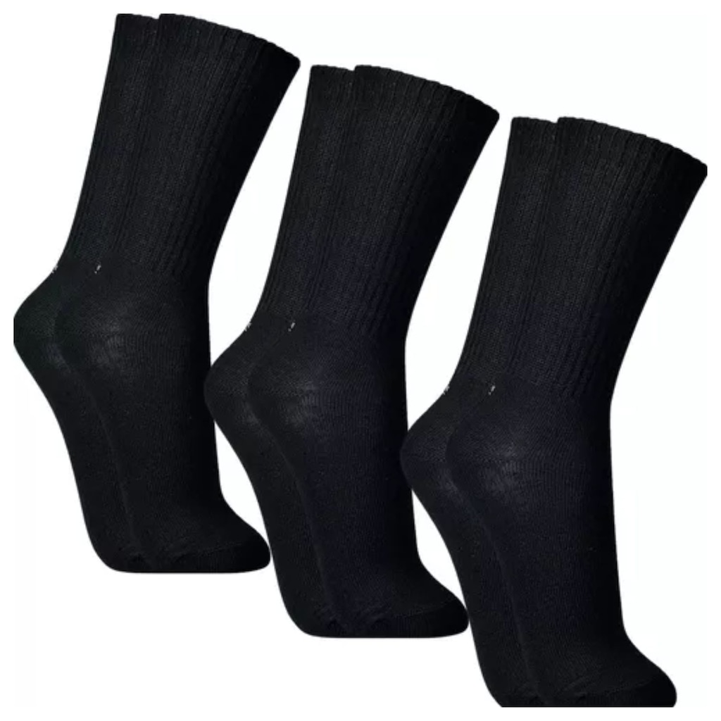 Meia Lupo Am Sport 3 Pares - Unissex