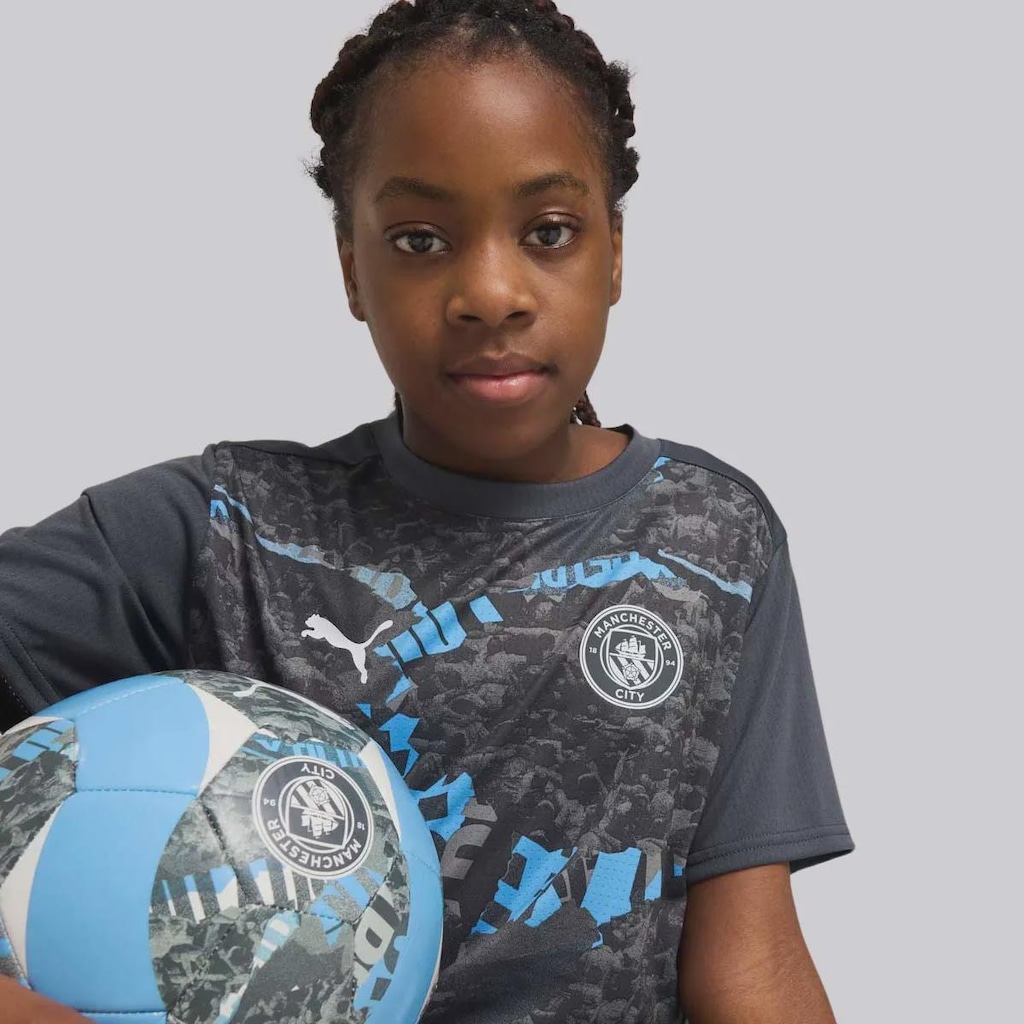 Imagem 2 do produto Camisa Puma Manchester City Préjogo 2025 - Infantil