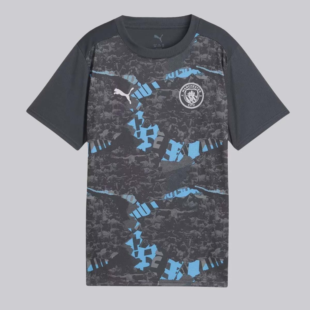 Imagem 5 do produto Camisa Puma Manchester City Préjogo 2025 - Infantil