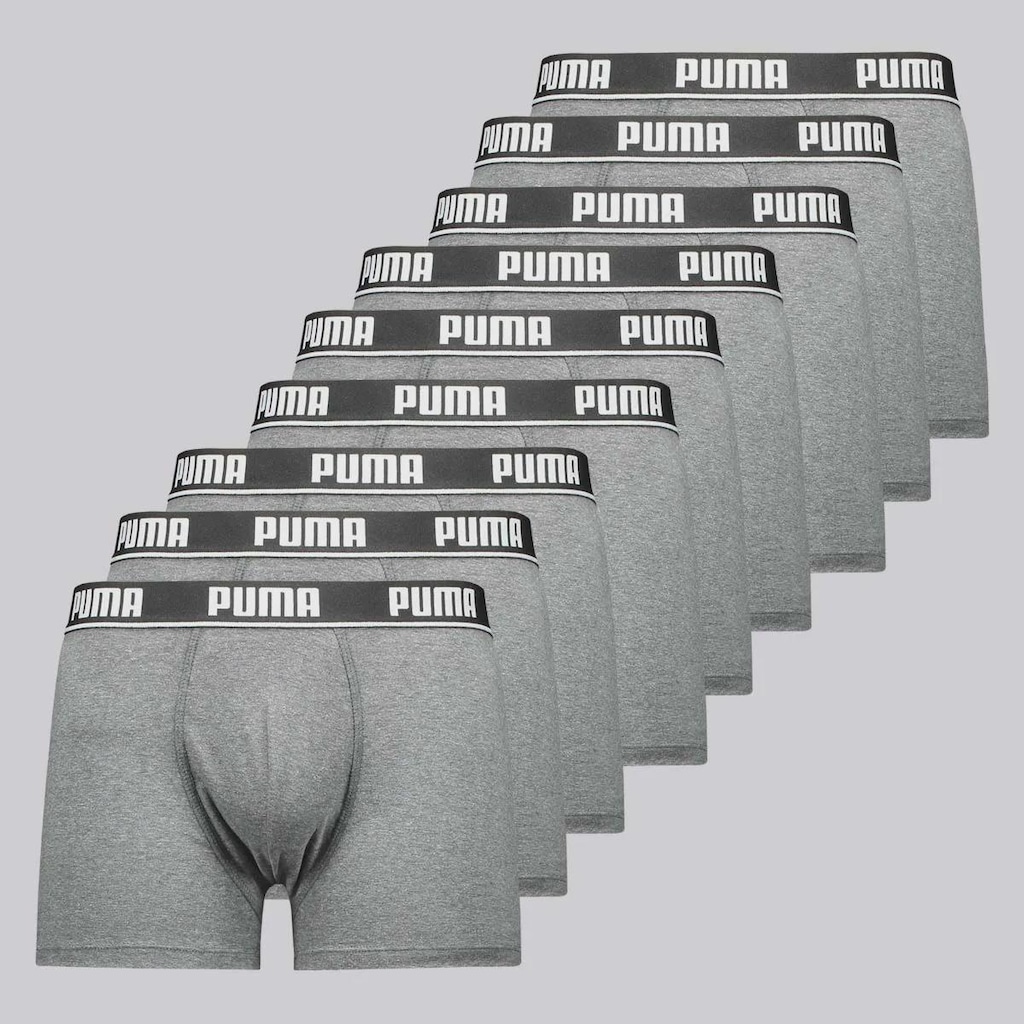 Cueca Puma Boxer Cotton - 9 Unidades - Masculino