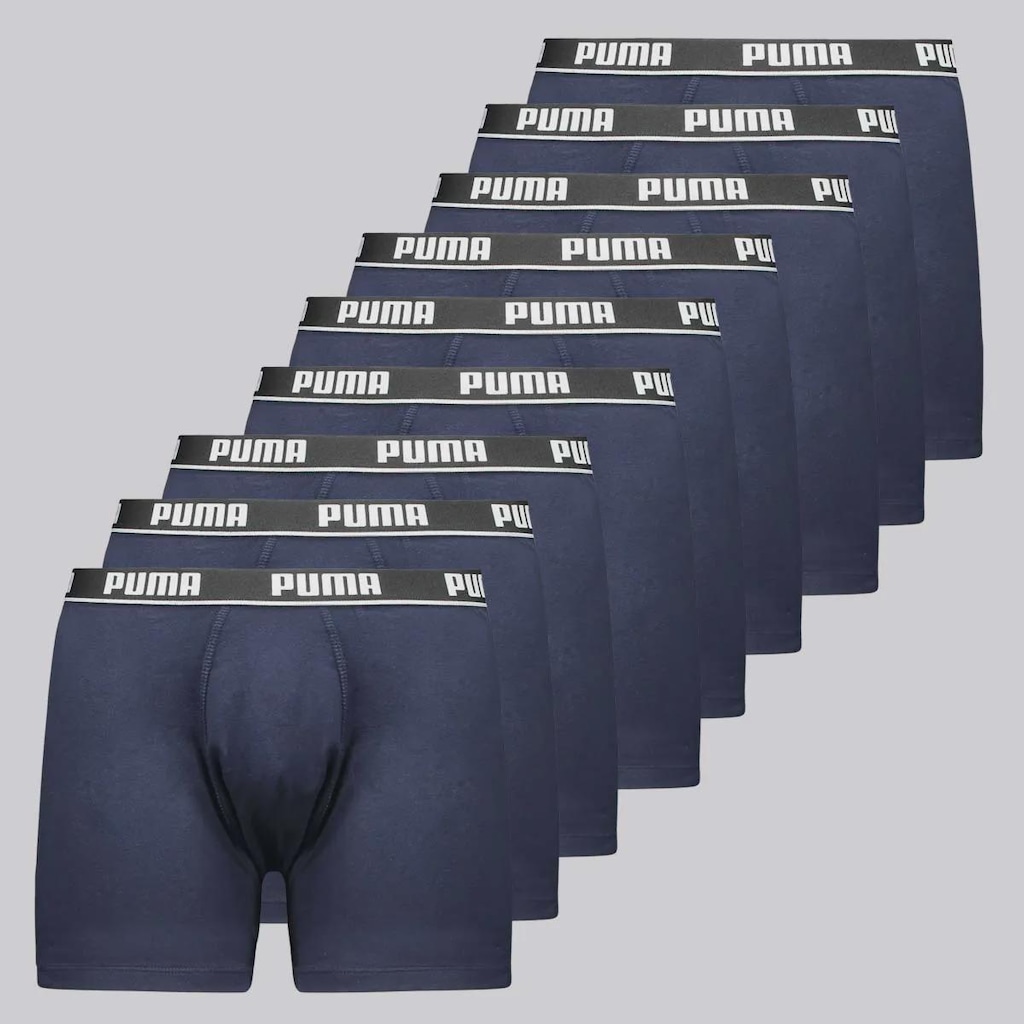 Cueca Puma Boxer Cotton - 9 Unidades - Masculino