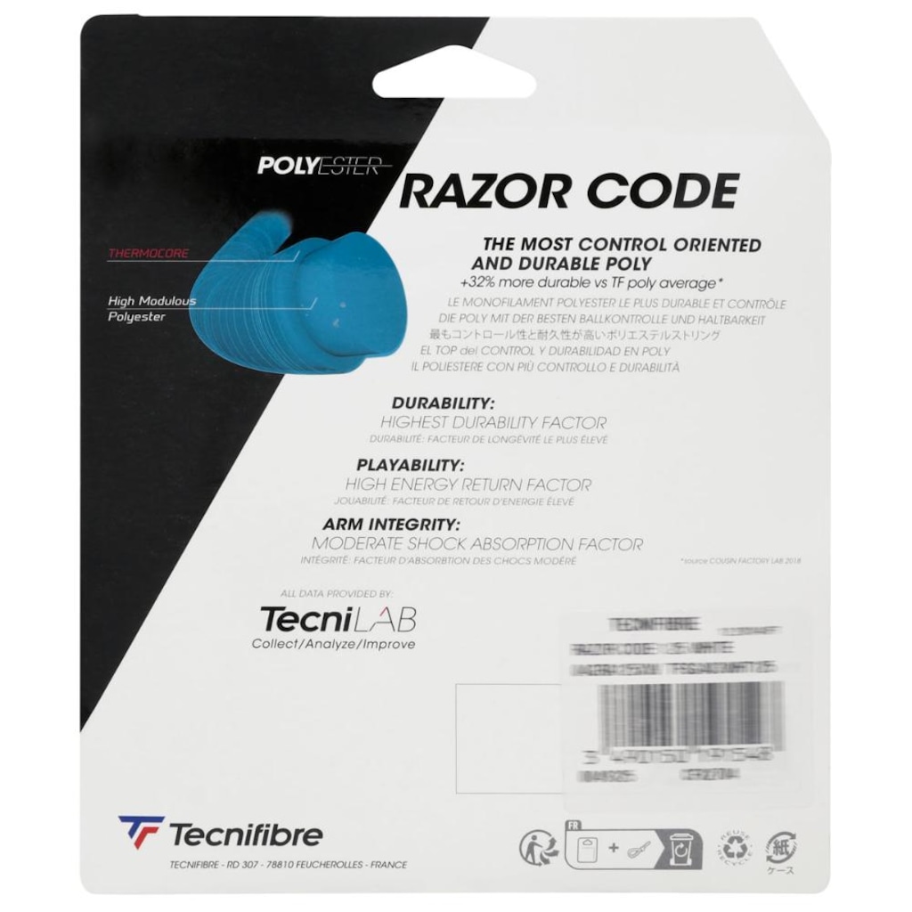 Imagem 3 do produto Corda Tecnifibre Razor Code 18 1.20mm Set Individual