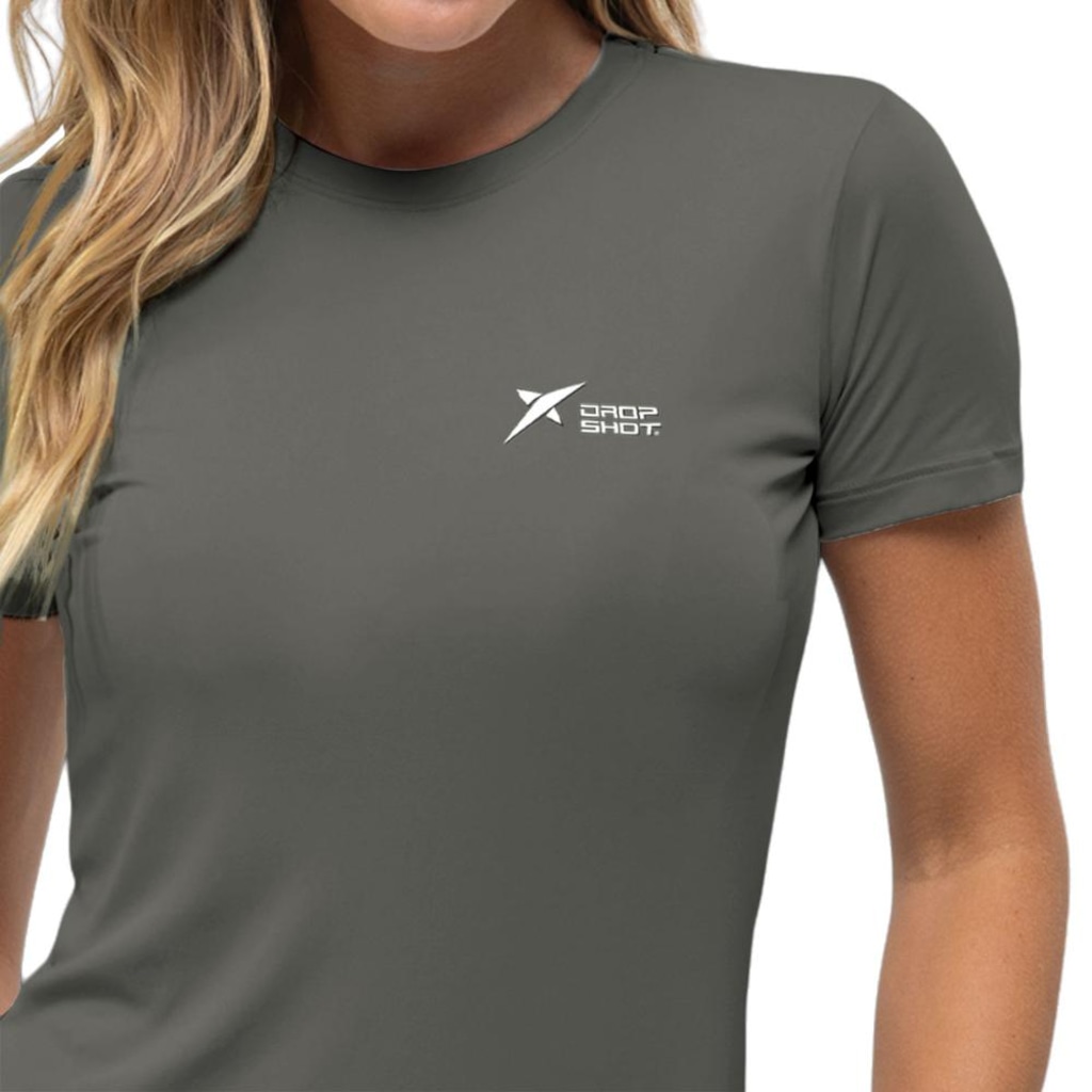 Imagem 2 do produto Camiseta Drop Shot Baby Look Logo - Feminina