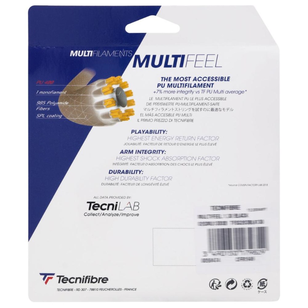 Imagem 3 do produto Corda Tecnifibre Multifeel 16 1.30mm Set Individual