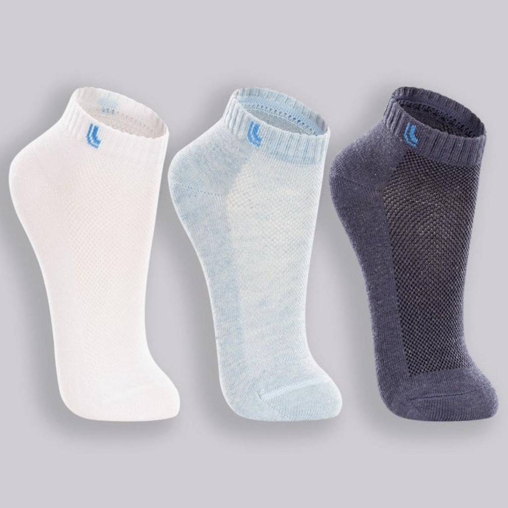 Meia Lupo Básico Cano Baixo 3 Pares - Infantil