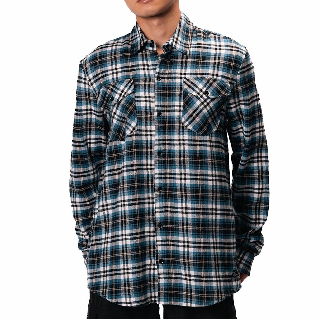 Camisa Oakley Explorer Shirt WT25 Dark - Masculina