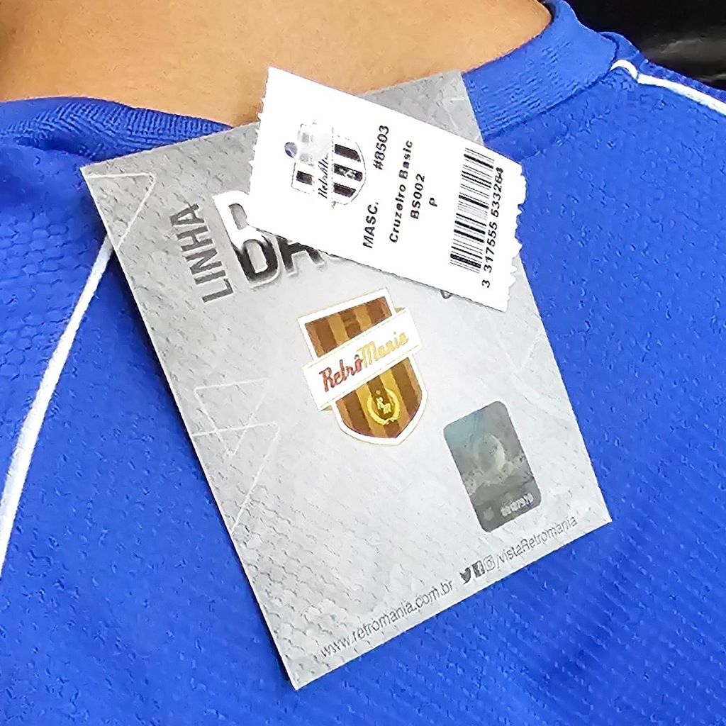 Imagem 5 do produto Camisa do Cruzeiro Basic Celeste - Masculina