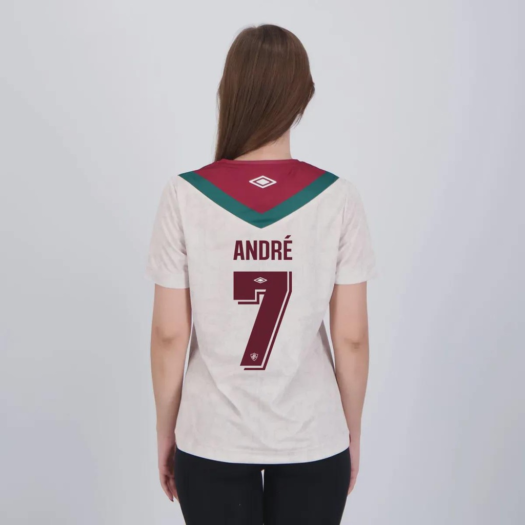 Camisa do Fluminense Umbro III 2024 7 André - Feminina