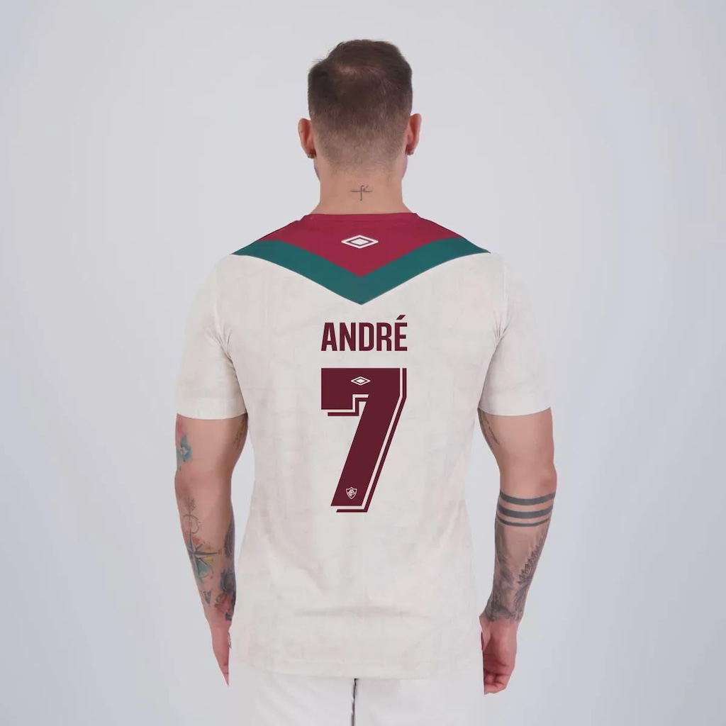 Camisa do Fluminense Umbro III 2024 7 André - Masculina
