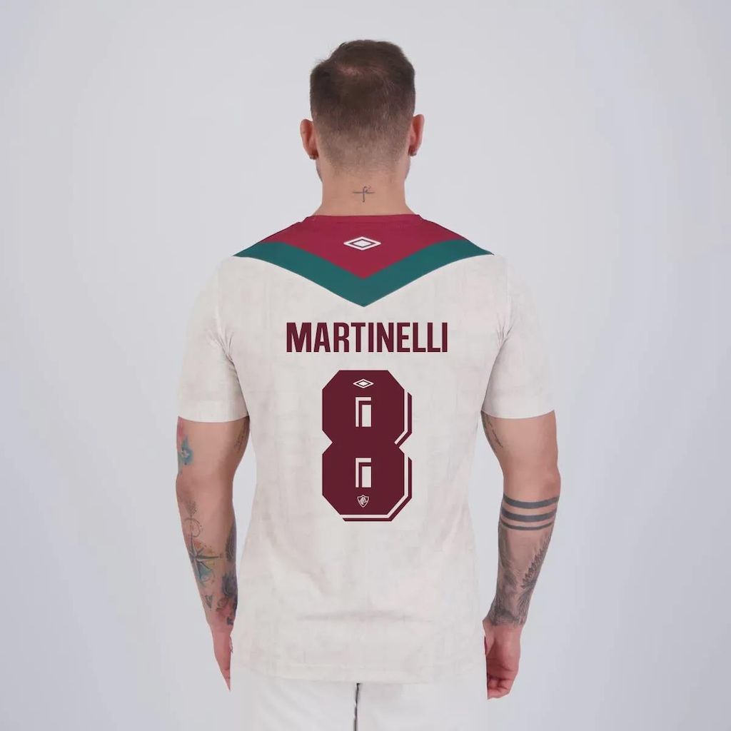 Camisa Fluminense Umbro III 2024 8 Martinelli - Masculina