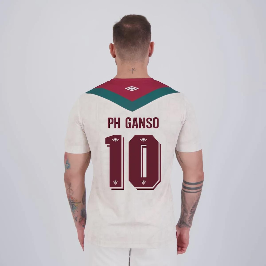 Camisa do Fluminense Umbro III 2024 10 Ganso - Masculina
