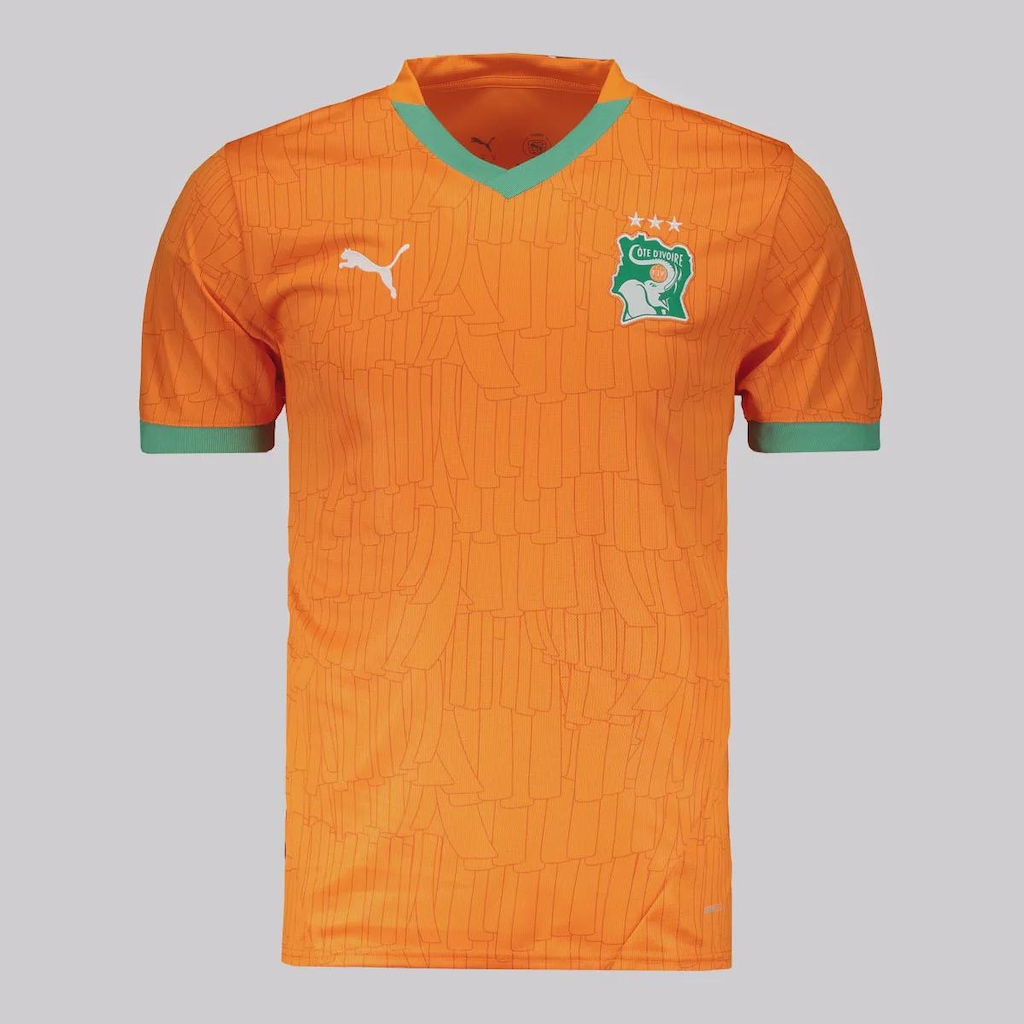 Camisa Costa do Marfim Home 2025 Puma - Masculina
