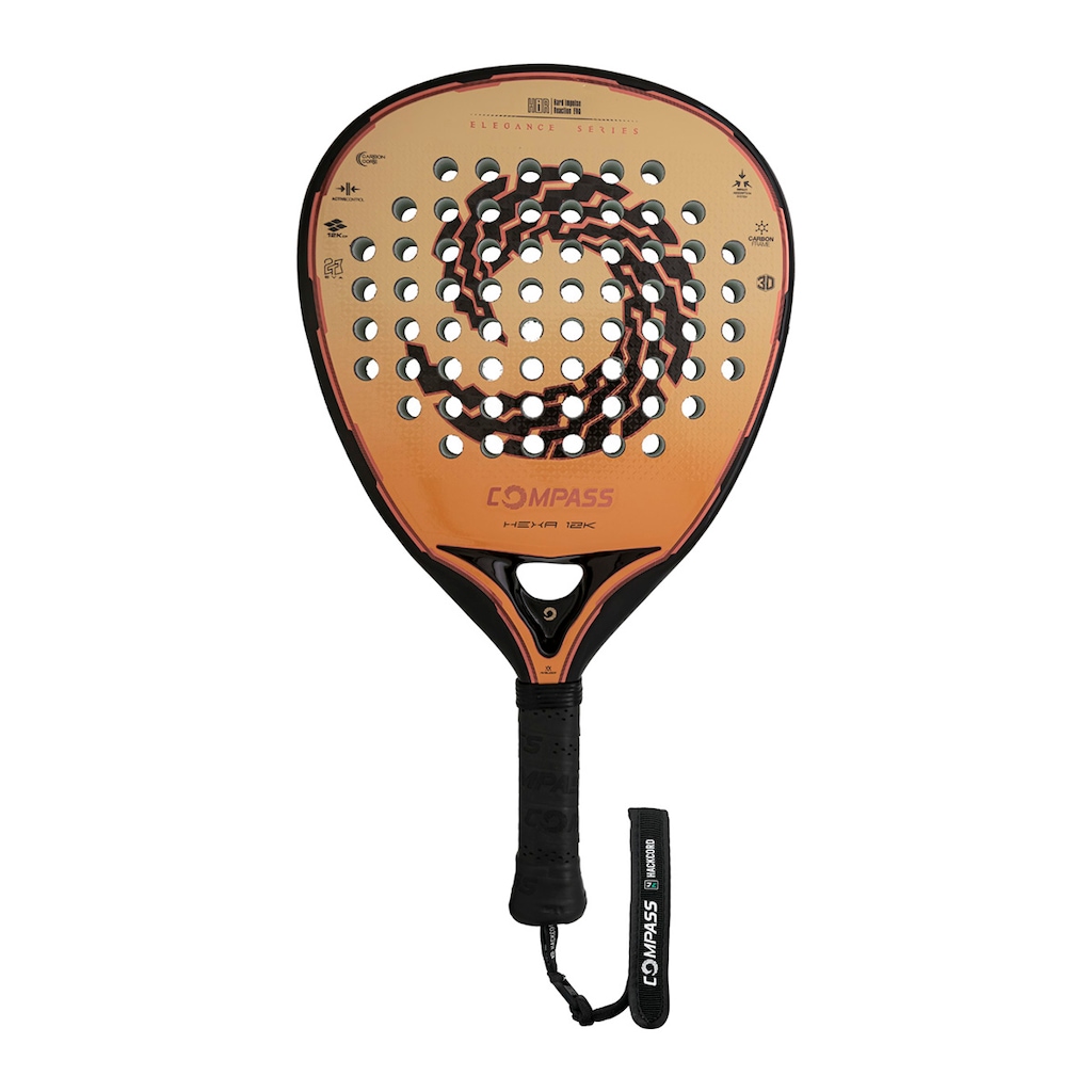 Raquete Padel Compass Hexa 12k 2025 Gervasio Del Bono