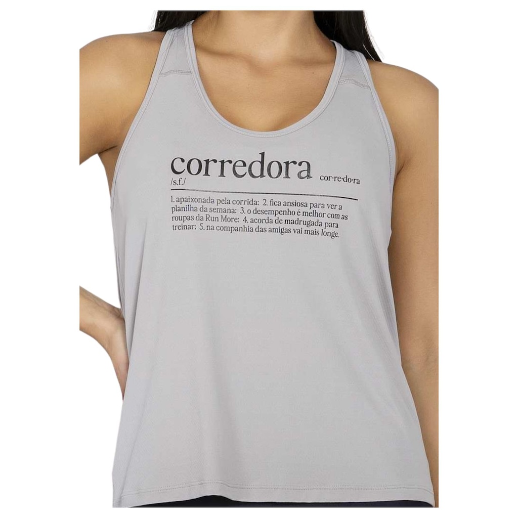 Camiseta Regata Run More Nadador 02544 - Feminina