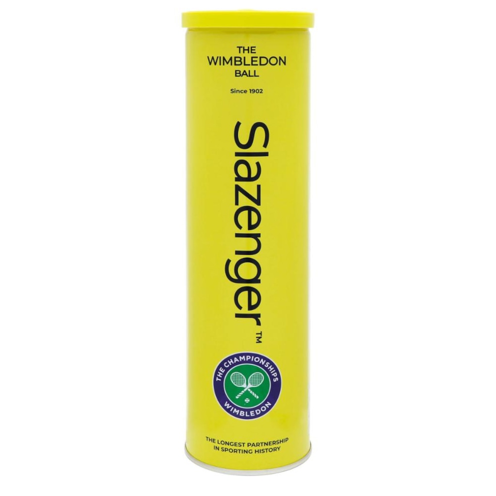 Bola de Tênis Slazenger Wimbledon All Court Tubo - 4 Unidades