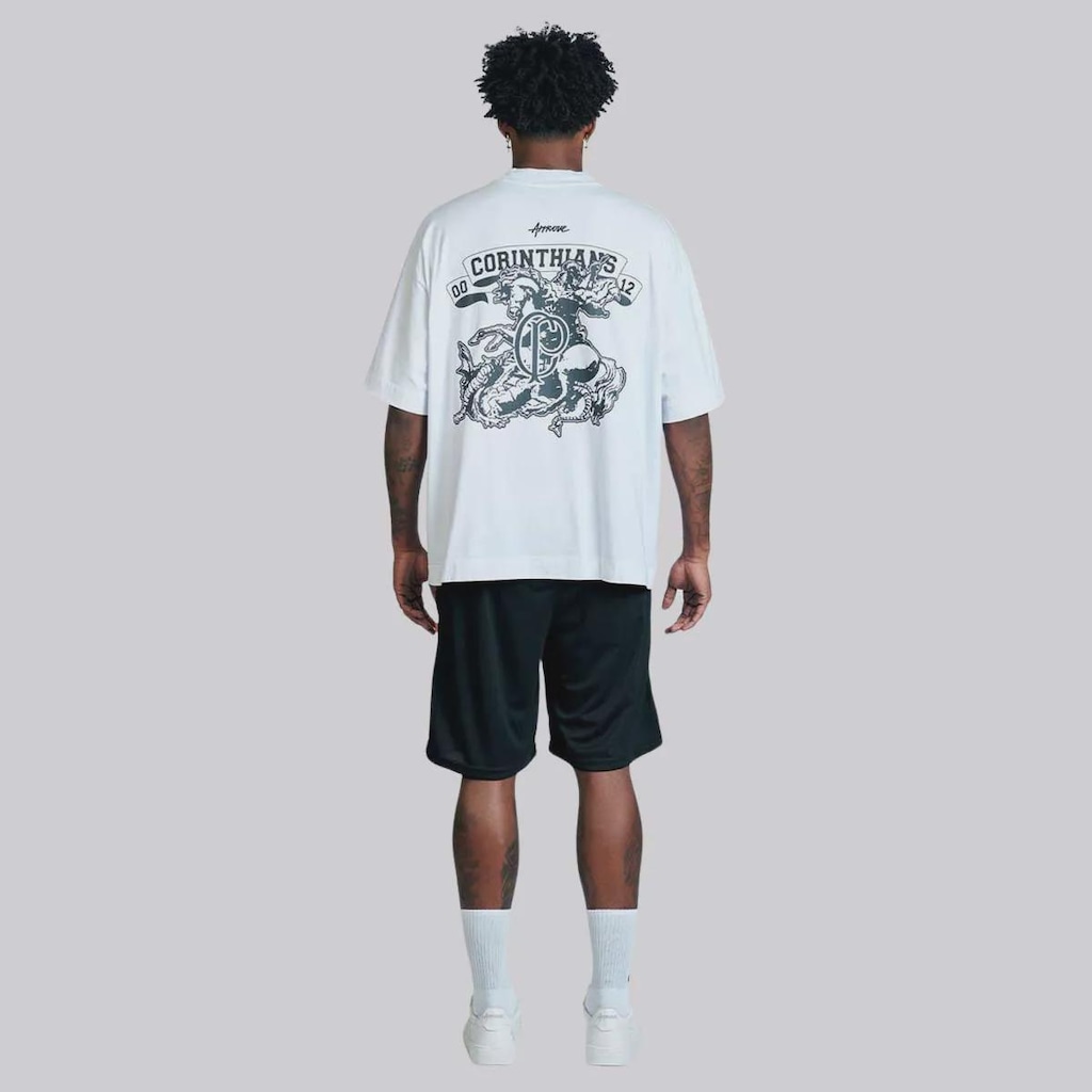 Imagem 3 do produto Camiseta do Corinthians Approve Collab São Jorge - Masculina