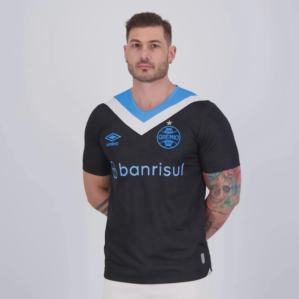 Imagem 4 do produto Camisa do Grêmio Umbro III 2024 22 Braithwaite - Masculina