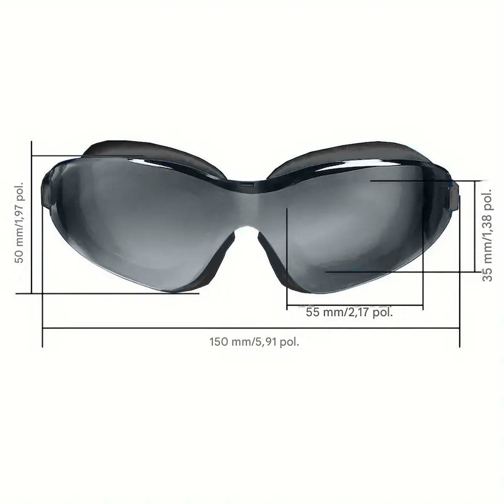 Imagem 2 do produto Óculos de Natação Gold Sports Fashion Pro Performance 8.0 Espelhado - Adulto