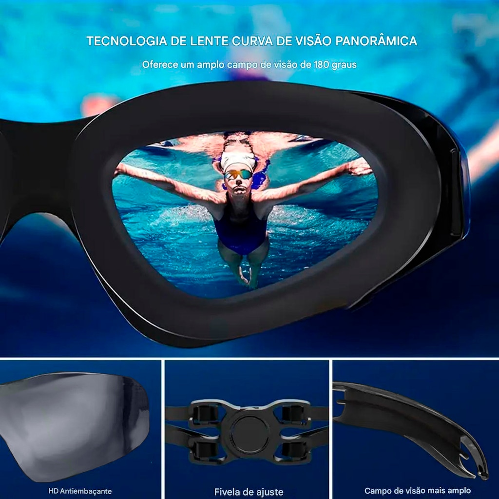 Imagem 4 do produto Óculos de Natação Gold Sports Fashion Pro Performance 8.0 Espelhado - Adulto