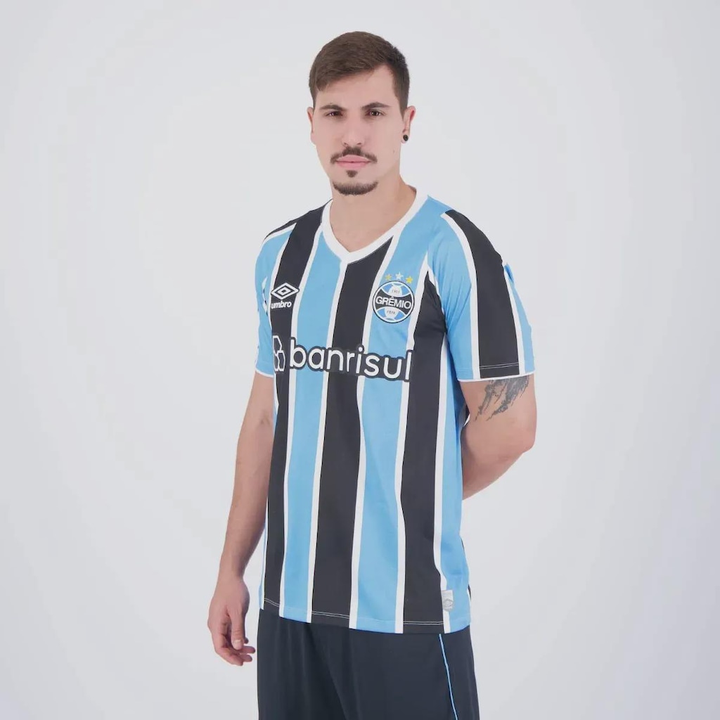 Imagem 4 do produto Camisa do Grêmio Umbro I 2024 3 Geromel - Masculina
