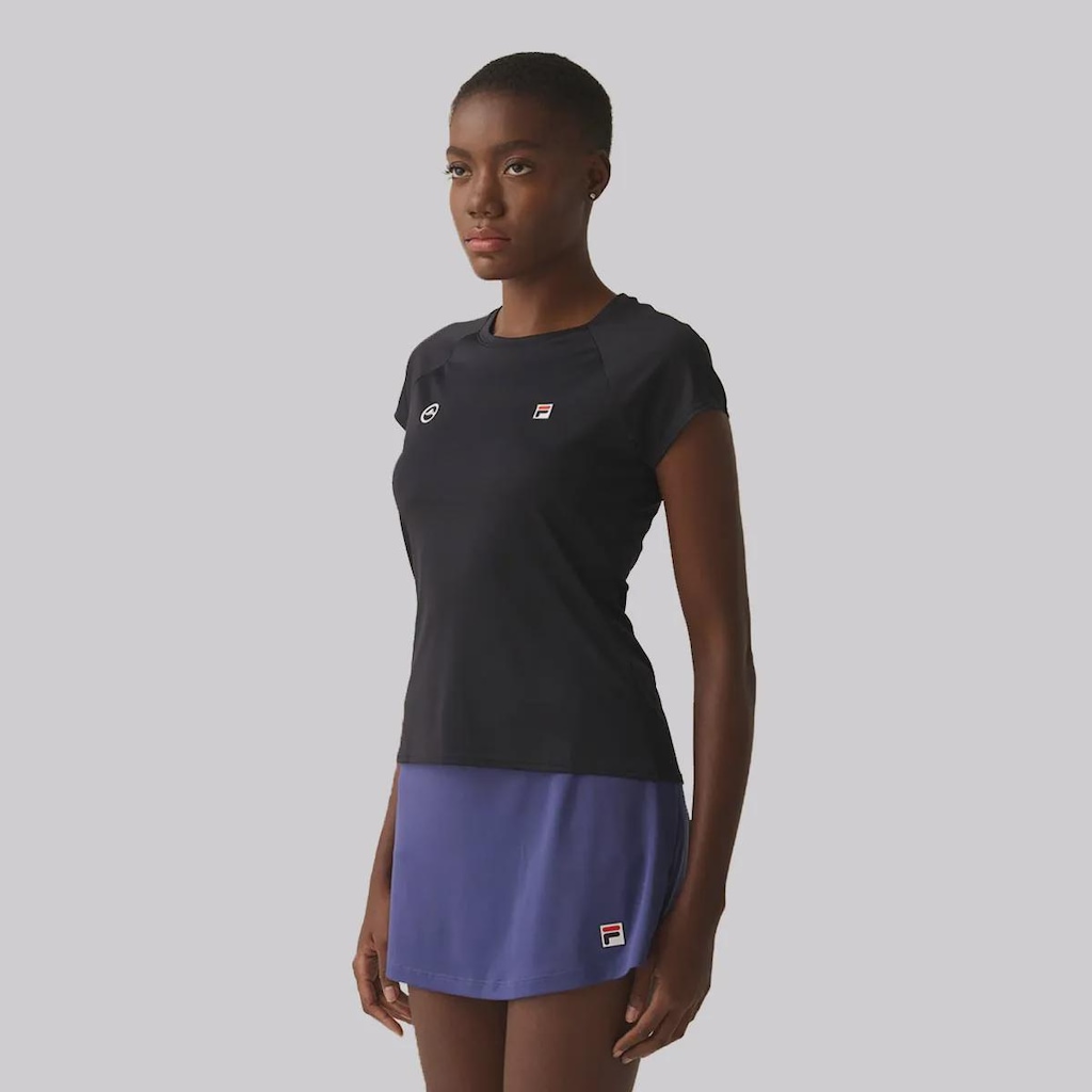 Camiseta Fila Tênnis Basic Rio Open 25 - Feminina