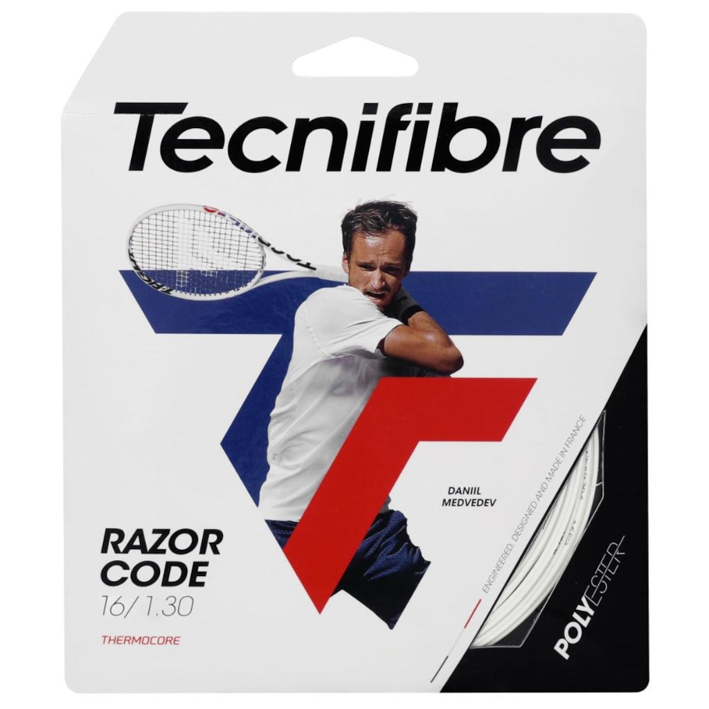 Corda Tecnifibre Razor Code Thermocore 16 1.30mm Set Individual