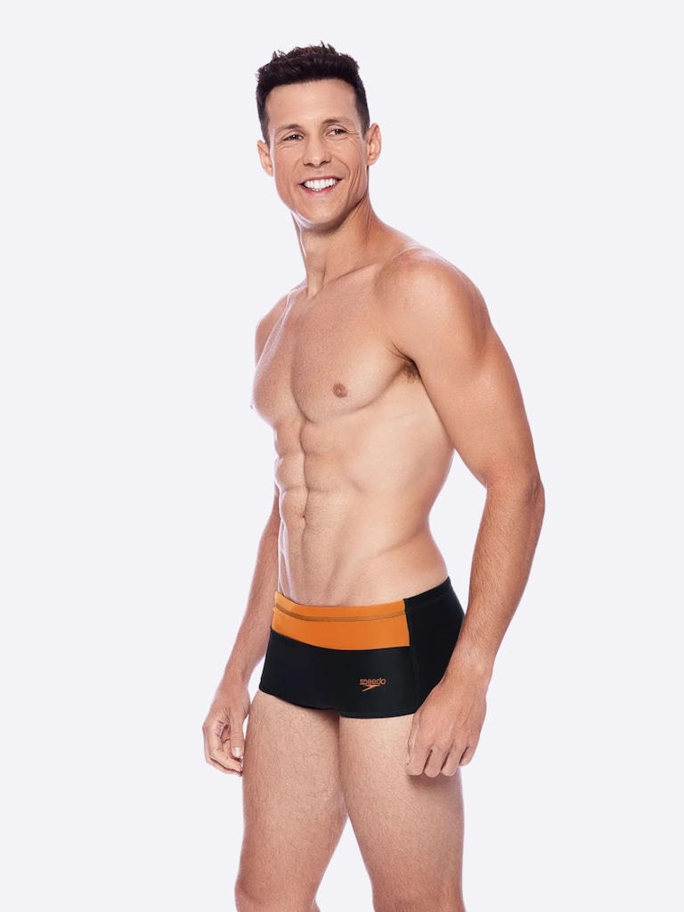 Sunga Speedo Tradicional Color Block - Masculina