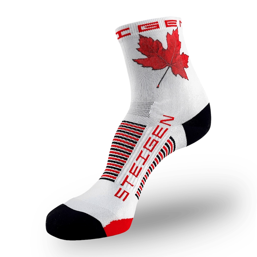 Meia Cano Médio Steigen Maple Leaf 33 ao 44 - Unissex
