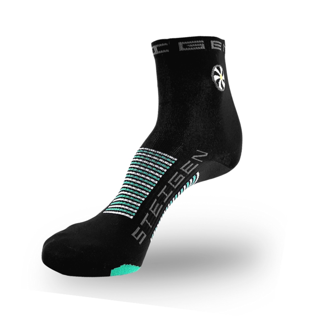 Meia Cano Médio Steigen Black 33 ao 44 - Unissex