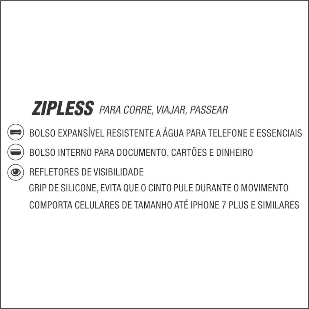 Imagem 4 do produto Pochete para Corrida Zipless Fitletic